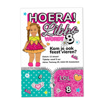 Afbeelding in Gallery-weergave laden, Gepersonaliseerde LOL Surprise uitnodiging (digitaal)