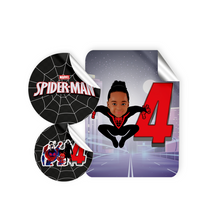 Afbeelding in Gallery-weergave laden, Gepersonaliseerde Spiderman Verse-editie Stickers