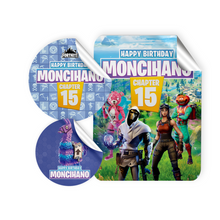 Afbeelding in Gallery-weergave laden, Gepersonaliseerde Fortnite Stickers