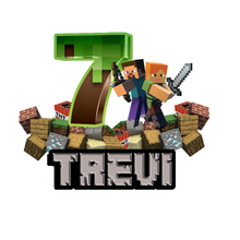 Afbeelding in Gallery-weergave laden, Gepersonaliseerde Minecraft centerpiece (tafel decoratie)