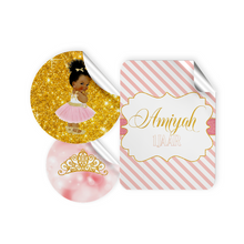 Afbeelding in Gallery-weergave laden, Gepersonaliseerde Prinses Stickers