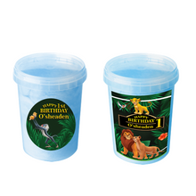 Afbeelding in Gallery-weergave laden, Gepersonaliseerde Lion King suikerspin emmers