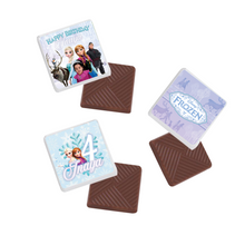 Afbeelding in Gallery-weergave laden, Gepersonaliseerde Frozen napolitaanse chocolaatjes