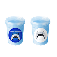 Afbeelding in Gallery-weergave laden, Gepersonaliseerde PlayStation suikerspin emmers