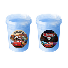 Afbeelding in Gallery-weergave laden, Gepersonaliseerde Cars suikerspin emmers