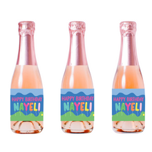 Afbeelding in Gallery-weergave laden, Gepersonaliseerde Peppa Pig Kinder champagne / Bubbelsap labels
