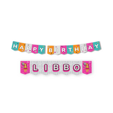 Afbeelding in Gallery-weergave laden, Gepersonaliseerde LOL Surprise Feest slinger set