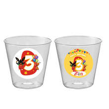 Afbeelding in Gallery-weergave laden, Gepersonaliseerde transparante Bing Bunny bekers