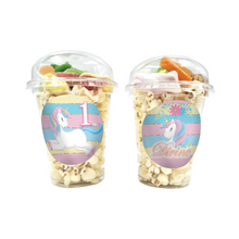 Afbeelding in Gallery-weergave laden, Gepersonaliseerde Unicorn snoep en popcorn bekers