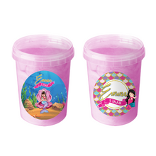 Afbeelding in Gallery-weergave laden, Gepersonaliseerde Zeemeermin Mermaid suikerspin emmers