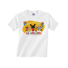 Afbeelding in Gallery-weergave laden, Gepersonaliseerde Bing Bunny T-shirts