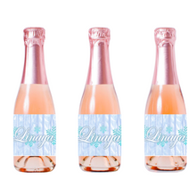 Afbeelding in Gallery-weergave laden, Gepersonaliseerde Frozen Kinder champagne / Bubbelsap labels