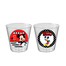 Afbeelding in Gallery-weergave laden, Gepersonaliseerde transparante Mickey Mouse bekers