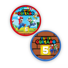 Afbeelding in Gallery-weergave laden, Gepersonaliseerde Super Mario Bros borden