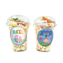Afbeelding in Gallery-weergave laden, Gepersonaliseerde Peppa Pig snoep en popcorn bekers