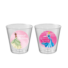 Afbeelding in Gallery-weergave laden, Gepersonaliseerde transparante Prinsessen Variatie bekers
