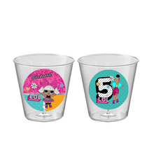 Afbeelding in Gallery-weergave laden, Gepersonaliseerde transparante LOL Surprise bekers
