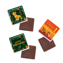 Afbeelding in Gallery-weergave laden, Gepersonaliseerde Lion King napolitaanse chocolaatjes