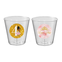 Afbeelding in Gallery-weergave laden, Gepersonaliseerde transparante Prinses bekers