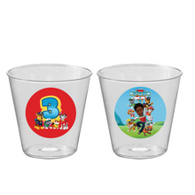 Afbeelding in Gallery-weergave laden, Gepersonaliseerde transparante Pawty Time bekers