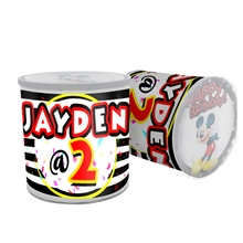 Afbeelding in Gallery-weergave laden, Gepersonaliseerde Mickey Mouse Pringles Labels/Etiketten