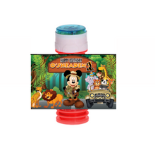 Afbeelding in Gallery-weergave laden, Gepersonaliseerde Mickey Safari bellenblaas