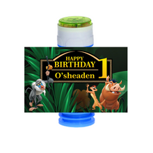 Afbeelding in Gallery-weergave laden, Gepersonaliseerde Lion King bellenblaas