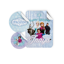 Afbeelding in Gallery-weergave laden, Gepersonaliseerde Frozen Stickers