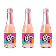Afbeelding in Gallery-weergave laden, Gepersonaliseerde LOL Surprise Kinder champagne / Bubbelsap labels