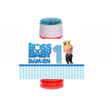 Afbeelding in Gallery-weergave laden, Gepersonaliseerde Boss Baby bellenblaas