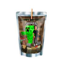 Afbeelding in Gallery-weergave laden, Gepersonaliseerde Minecraft Capri-Sun labels en stickers