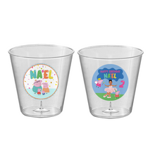Afbeelding in Gallery-weergave laden, Gepersonaliseerde transparante Peppa Pig bekers