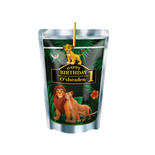 Afbeelding in Gallery-weergave laden, Gepersonaliseerde Lion King Capri-Sun labels en stickers