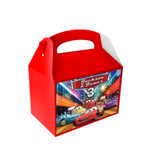 Afbeelding in Gallery-weergave laden, Gepersonaliseerde Cars traktatie uitdeel doos