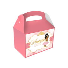 Afbeelding in Gallery-weergave laden, Gepersonaliseerde Prinses traktatie uitdeel doos