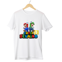 Afbeelding in Gallery-weergave laden, Gepersonaliseerde Super Mario Bros T-shirts