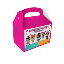 Afbeelding in Gallery-weergave laden, Gepersonaliseerde LOL Surprise traktatie uitdeel doos