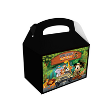 Afbeelding in Gallery-weergave laden, Gepersonaliseerde Mickey Safari traktatie uitdeel doos