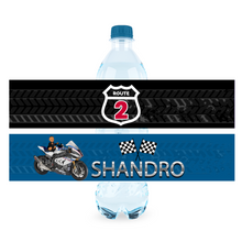 Afbeelding in Gallery-weergave laden, Gepersonaliseerde Motor waterfles labels en stickers