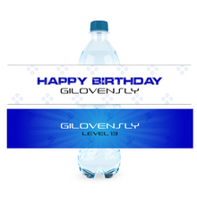 Afbeelding in Gallery-weergave laden, Gepersonaliseerde PlayStation waterfles labels en stickers