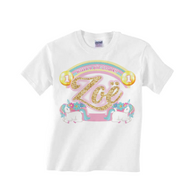 Afbeelding in Gallery-weergave laden, Gepersonaliseerde Unicorn T-shirts