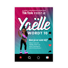 Afbeelding in Gallery-weergave laden, Gepersonaliseerde TikTok uitnodiging (digitaal)