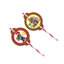 Afbeelding in Gallery-weergave laden, Gepersonaliseerde Super Mario Bros rietjes