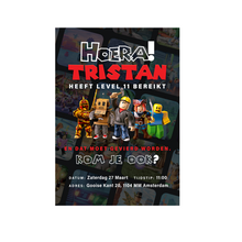Afbeelding in Gallery-weergave laden, Gepersonaliseerde Roblox uitnodiging (digitaal)