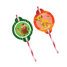 Afbeelding in Gallery-weergave laden, Gepersonaliseerde Lion King rietjes