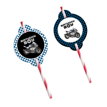 Afbeelding in Gallery-weergave laden, Gepersonaliseerde Motor rietjes