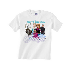 Afbeelding in Gallery-weergave laden, Gepersonaliseerde Frozen T-shirts