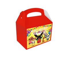 Afbeelding in Gallery-weergave laden, Gepersonaliseerde Bing Bunny traktatie uitdeel doos