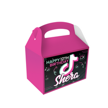 Afbeelding in Gallery-weergave laden, Gepersonaliseerde TikTok traktatie uitdeel doos