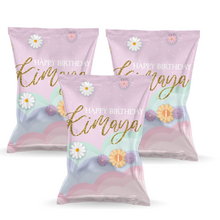 Afbeelding in Gallery-weergave laden, Bloemen Pastel popcorn uitdeelzakjes